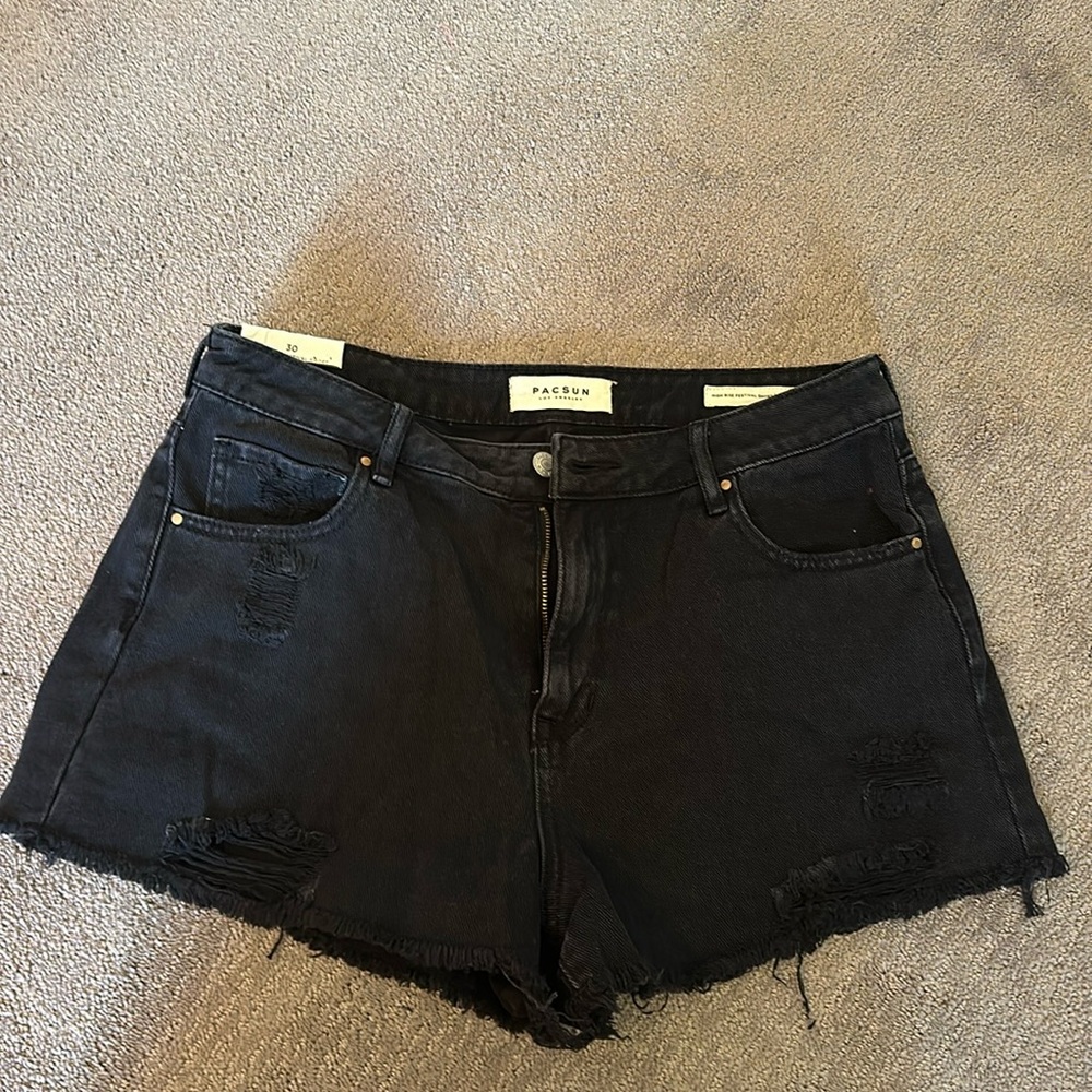 PacSun High Rise Jean Shorts